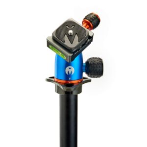 3 Legged Thing Patti Flip Lock Magnesium Alloy Tripod & Tripod Ballhead - Blue/Black (PATTI)