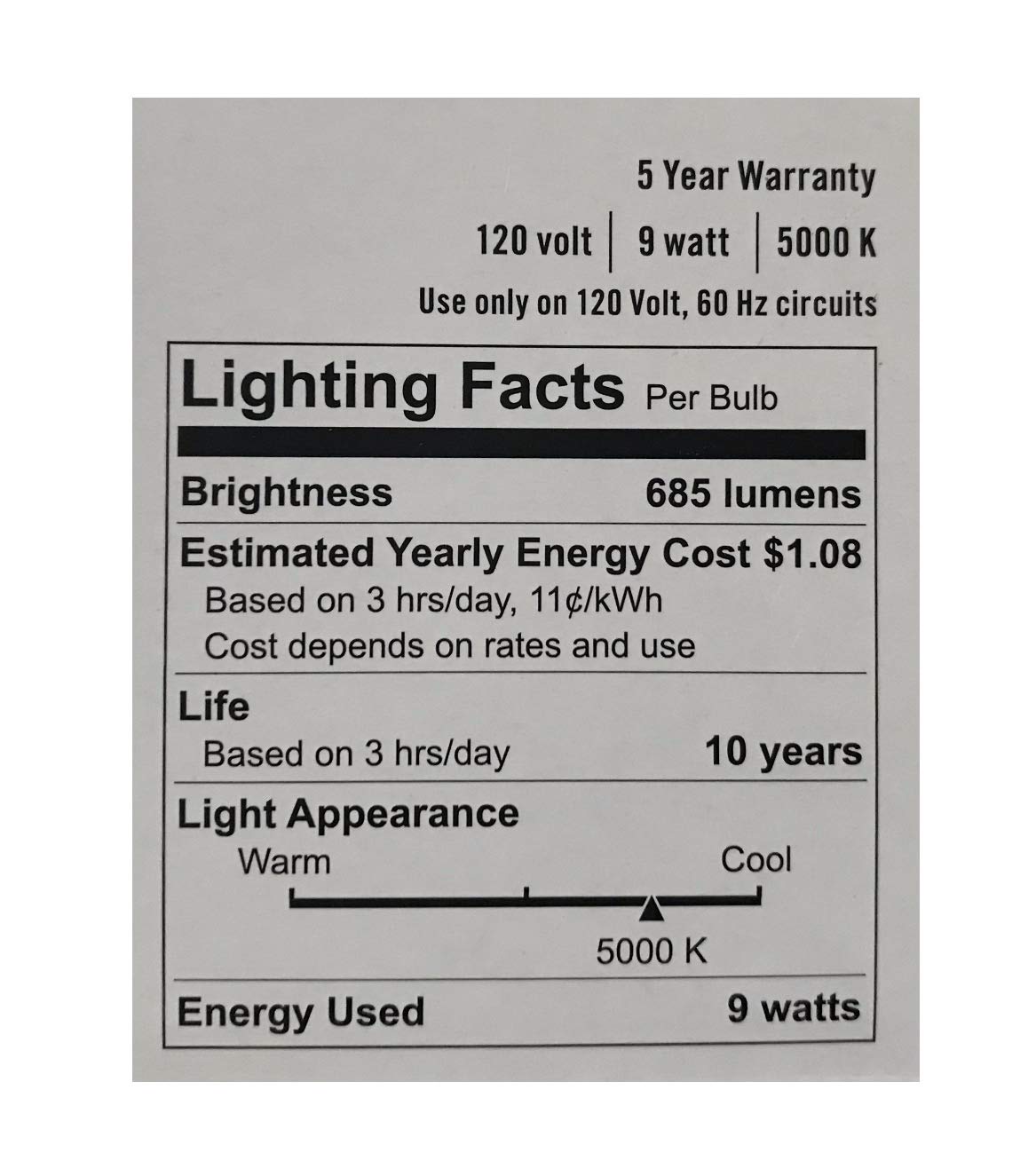 Ecosmart 75w LED BR40 Dimmable Floodlights Daylight 6-Pack