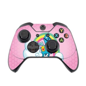 Rainbow Unicorn Pink Background Design Xbox One Controller Vinyl Decal Sticker Skin by egeek amz [video game]