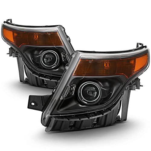 ACANII - For 2011 2012 2013 2014 2015 Ford Explorer Halogen Headlights Headlamps Driver + Passenger Side