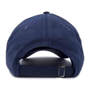 DALIX Baseball Mom Embroidered Dad Cap Cotton Hat Women in Navy Blue