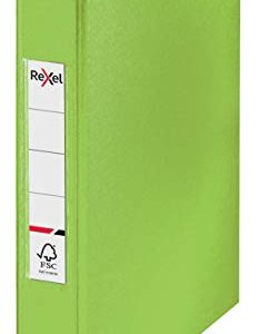 Rexel A5 Ring Binder, Green, 25 mm 2 O-Ring Diameter, Choices, 2115561