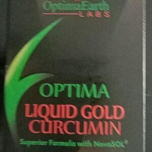 OptimaEarth Liquid Gold Curcumin with NovaSOL - Enhanced Absorption Turmeric Supplement - Supports Joint and Immune System Health - 185x More Bioavailable Than Traditional Curcumin Products