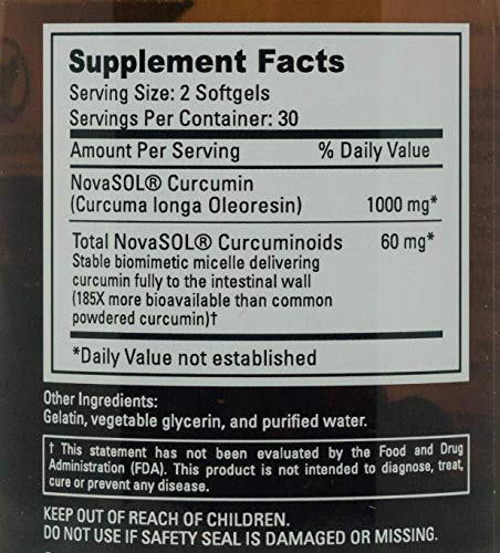 OptimaEarth Liquid Gold Curcumin with NovaSOL - Enhanced Absorption Turmeric Supplement - Supports Joint and Immune System Health - 185x More Bioavailable Than Traditional Curcumin Products