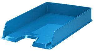 rexel 2115601 a4 letter tray - blue