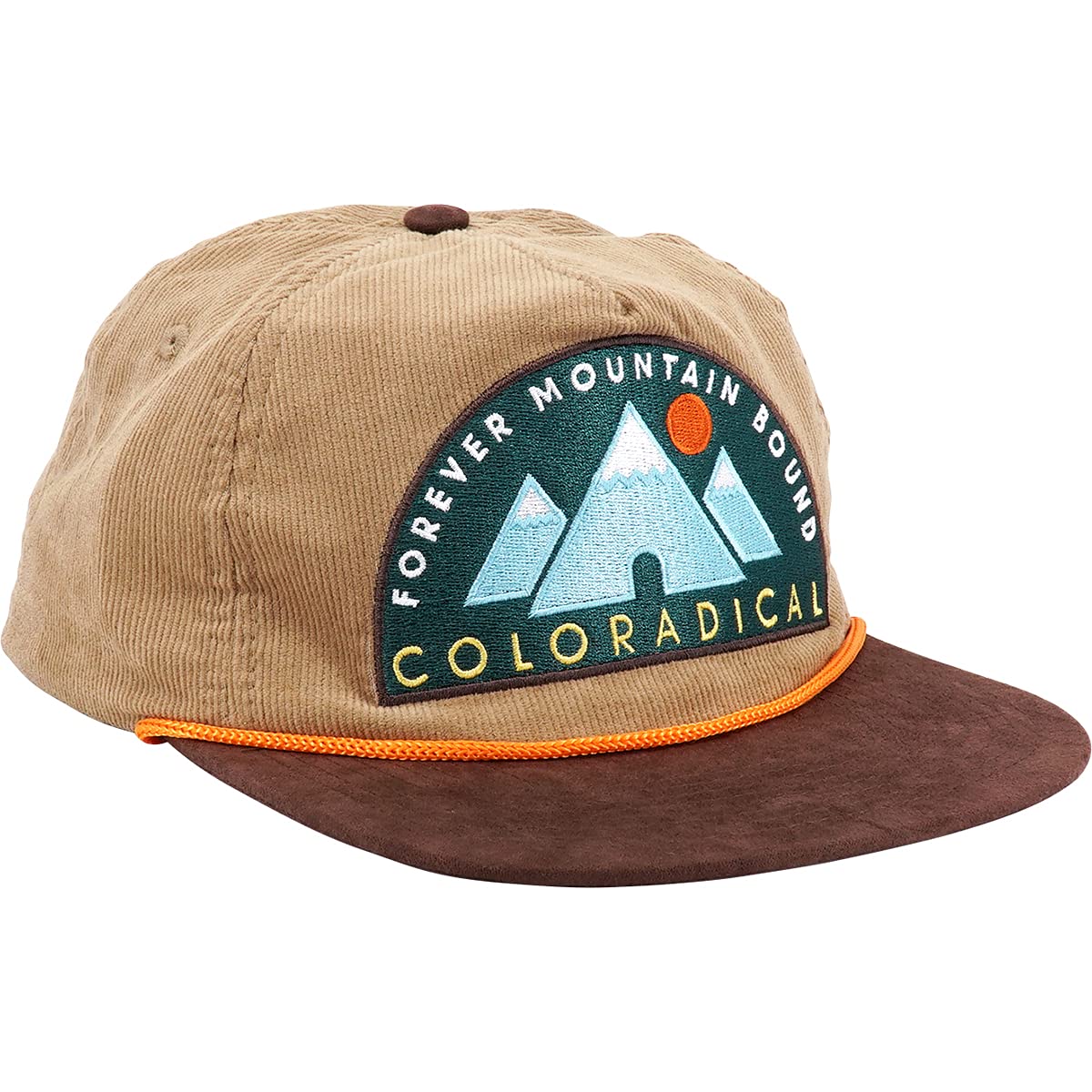 Coloradical F.M.B. Corduroy Snapback Hat (Brown)