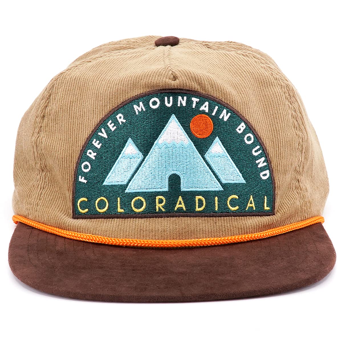 Coloradical F.M.B. Corduroy Snapback Hat (Brown)