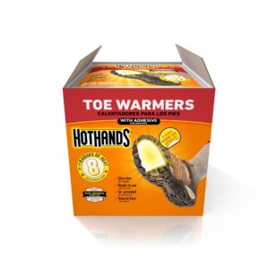 hothands toe warmers - long lasting, odorless, air activated - up to 8 hours of heat - 20 pair