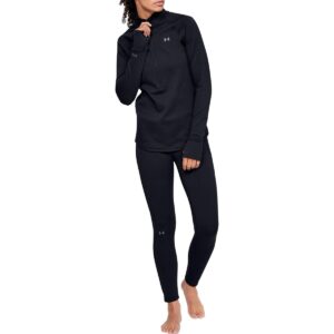 Under Armour Women's ColdGear Base 4.0 ½ Zip LG Black