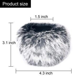 Sunmns Furry Windscreen Wind Cover Compatible with Blue Yeti Microphone