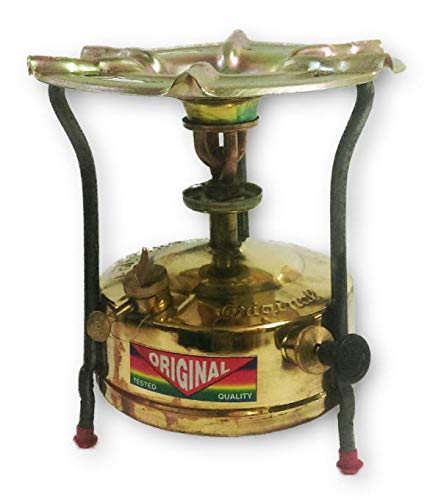 Camping Stove | Brass Kerosene Stove | 1.5 Liter Tank