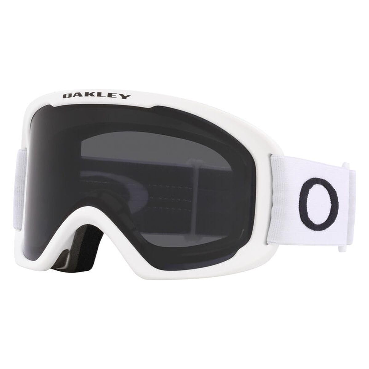 Oakley O Frame L 2.0 Snow Goggles Matte White with Dark Grey Lens