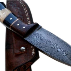 Poshland BC-1092 Handmade Damascus Steel 8 Inches Full Tang Skiner Knife