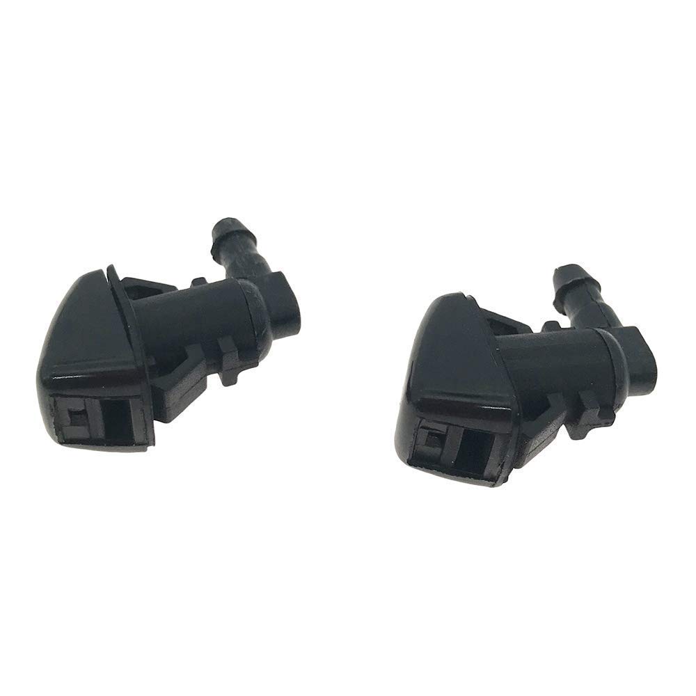 55157319AA Pack of 2 Windshield Washer Sprayer Nozzle Kit for 2008-2012 Liberty 2006-2010 Commander 2007-2011 Dodge Nitro Replace OE 55157319AA 4806312AA