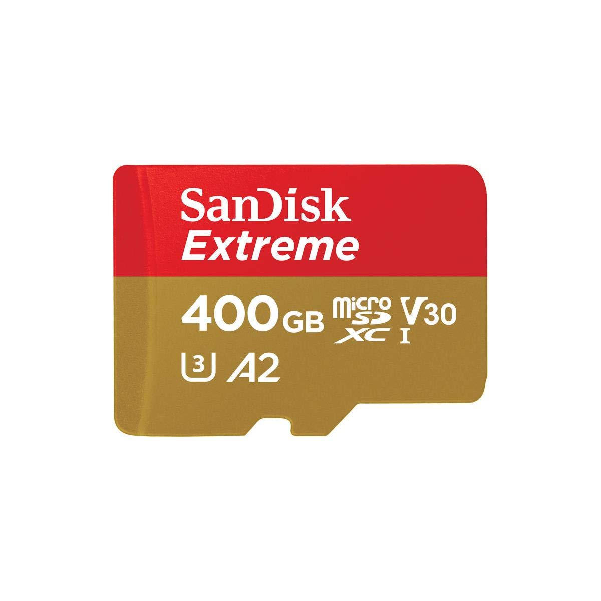 SanDisk 400GB Extreme Uhs-I MicroSDXC Memory Card with SD Adapter