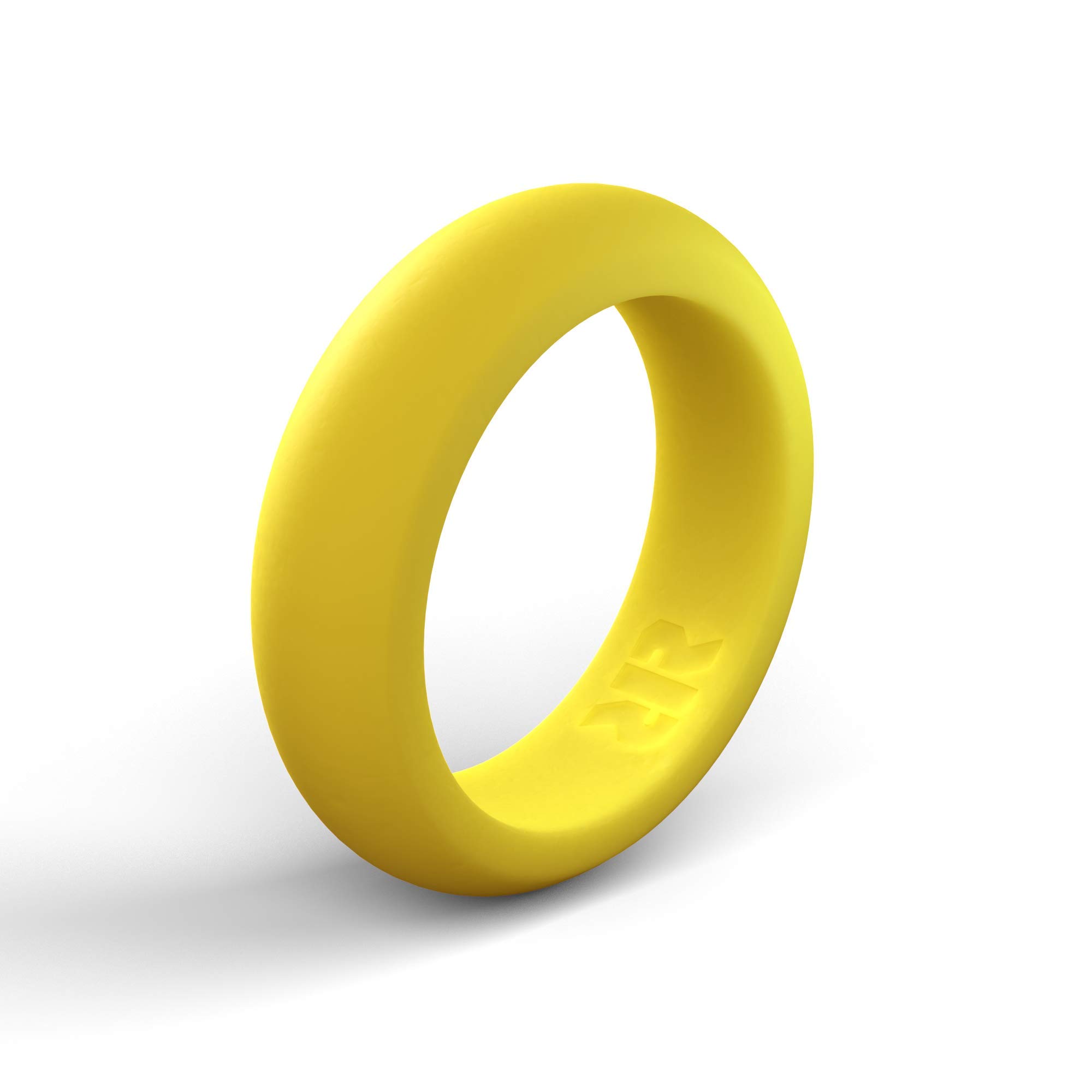 Women's Yellow Silicone Ring