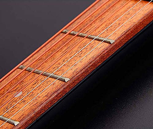 KENGEL Pocket Guitar Practice Neck, Finger Exercise, 4， 6 Fret Portable Guitar Trainer Practice Tool for Beginner Chord Trainer Fingering (4 fret)