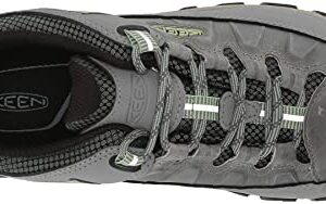 KEEN Women's Targhee 3 Low Height Waterproof Hiking Shoes, Bleacher/Duck Green, 7.5