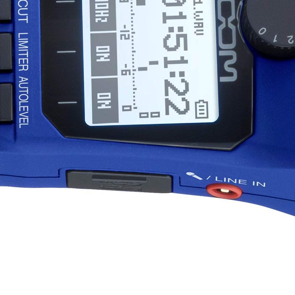 Zoom H1n Handy Recorder Blue Edition