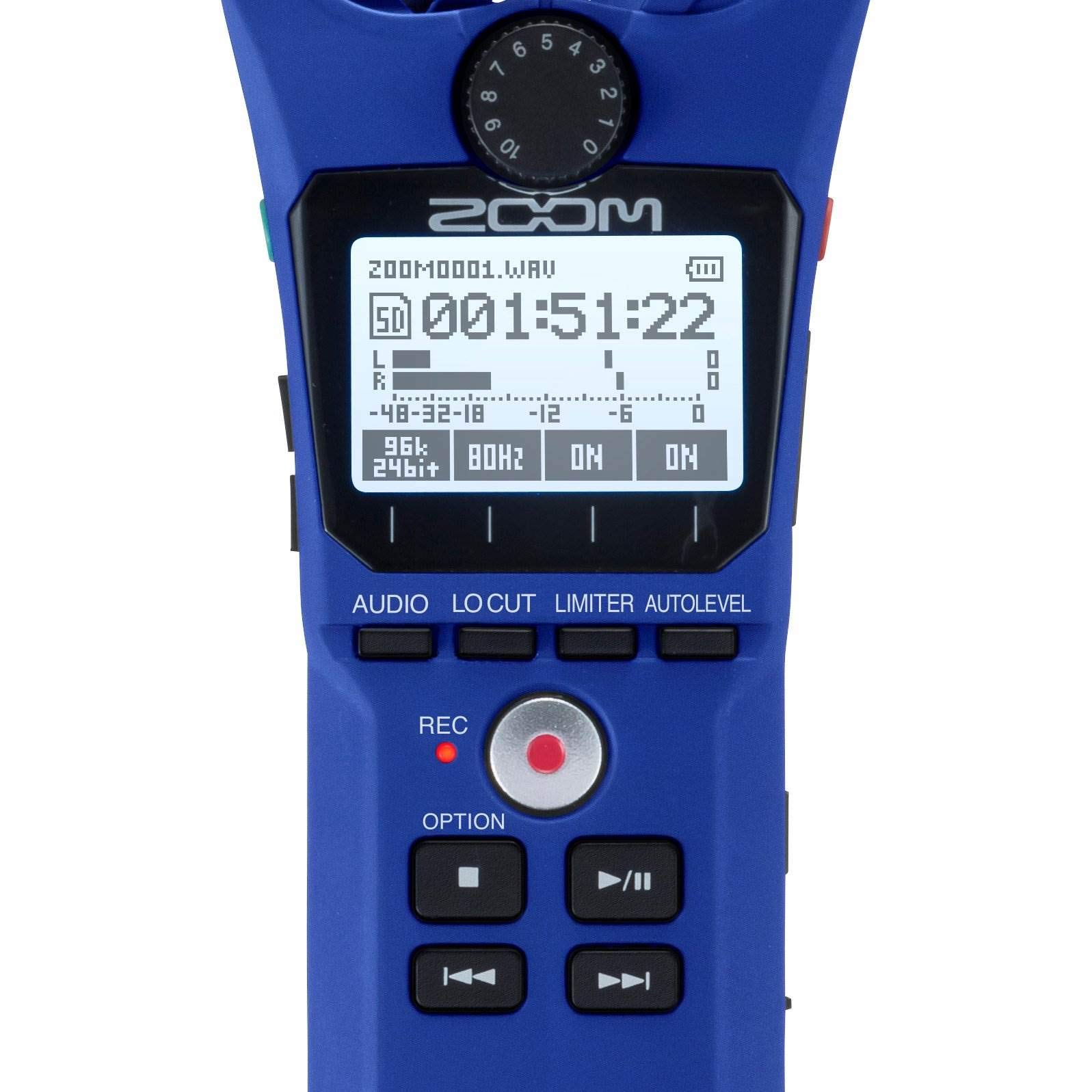 Zoom H1n Handy Recorder Blue Edition