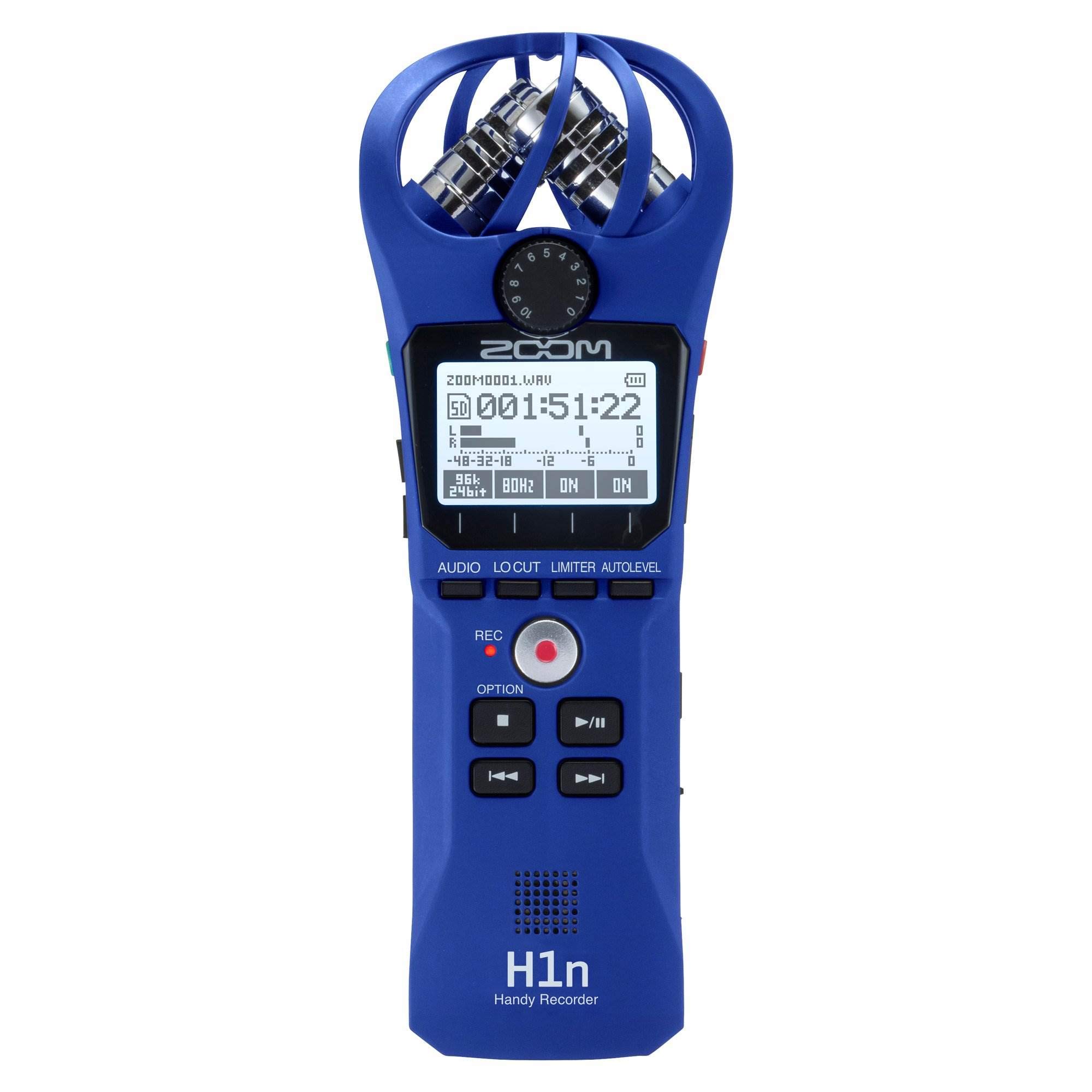 Zoom H1n Handy Recorder Blue Edition