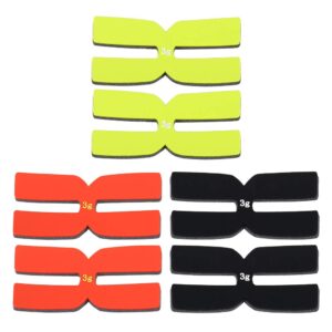 Lixada 6Pcs 3g Tennis Racket Weight Balance Strips Silicone Tennis Racquet Tapes