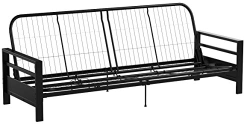 DHP Miles Metal Futon Frame, Black