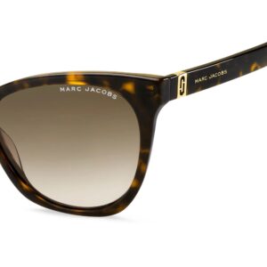 Marc Jacobs Women's Marc 336/S Cat Eye Sunglasses, Dark Havana/Brown Gradient, 56mm, 16mm