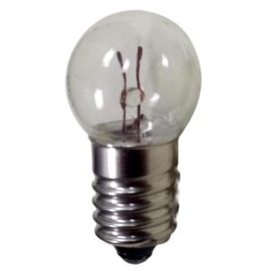 GutReise DC 50pcs E10 1.5V 0.3A Warm White Bulb Light Bulbs Miniature Screw Base (1.5V)