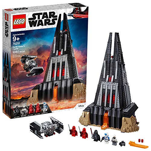 LEGO Star Wars Darth Vader's Castle 75251 Building Kit Includes TIE Fighter, Darth Vader Minifigures, Bacta Tank and More (1,060 Pieces) - (Amazon Exclusive)