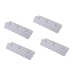 4Pieces Durable Inflatable Boat Rib Dinghy Hook Clip Brackets Marine Gray