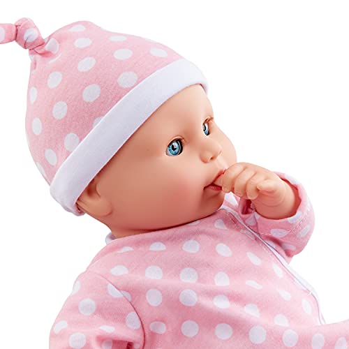 Melissa & Doug Mine to Love Twins Luke & Lucy 15” Light Skin-Tone Boy and Girl Baby Dolls with Rompers, Caps, Pacifiers - Twin Baby Dolls, First Baby Dolls For Toddlers 18 Months And Up