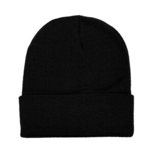 Gelante Unisex Knitted Winter Beanie Hat 6 Pcs 2040-BLK-6PC Black