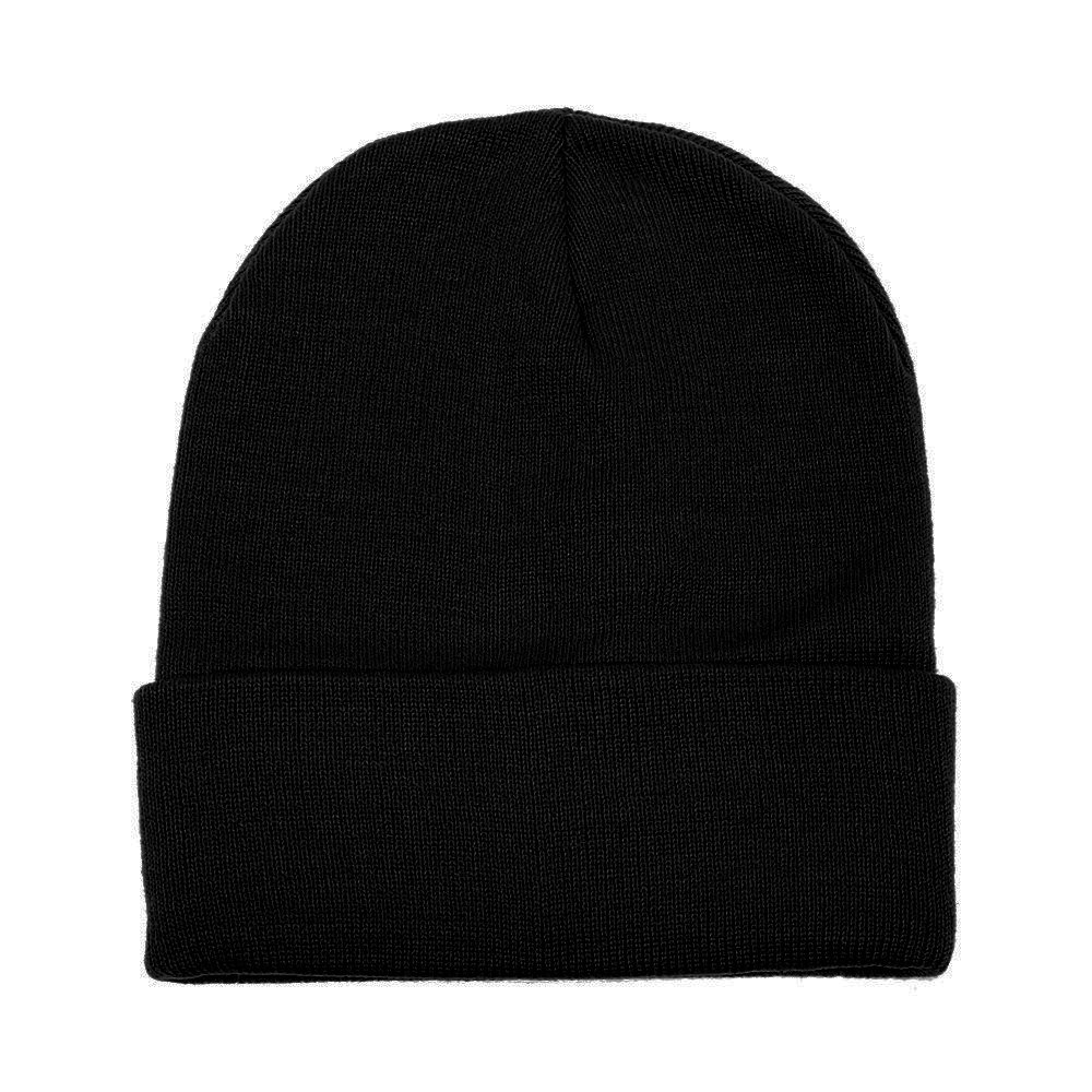 Gelante Unisex Knitted Winter Beanie Hat 6 Pcs 2040-BLK-6PC Black