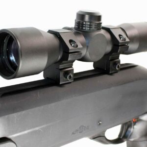 Trinity 4X32 hunting scope for Savage Model 64 dovetail rail system mildot reticle aluminum black hunting optics tactical accessory target range gear.