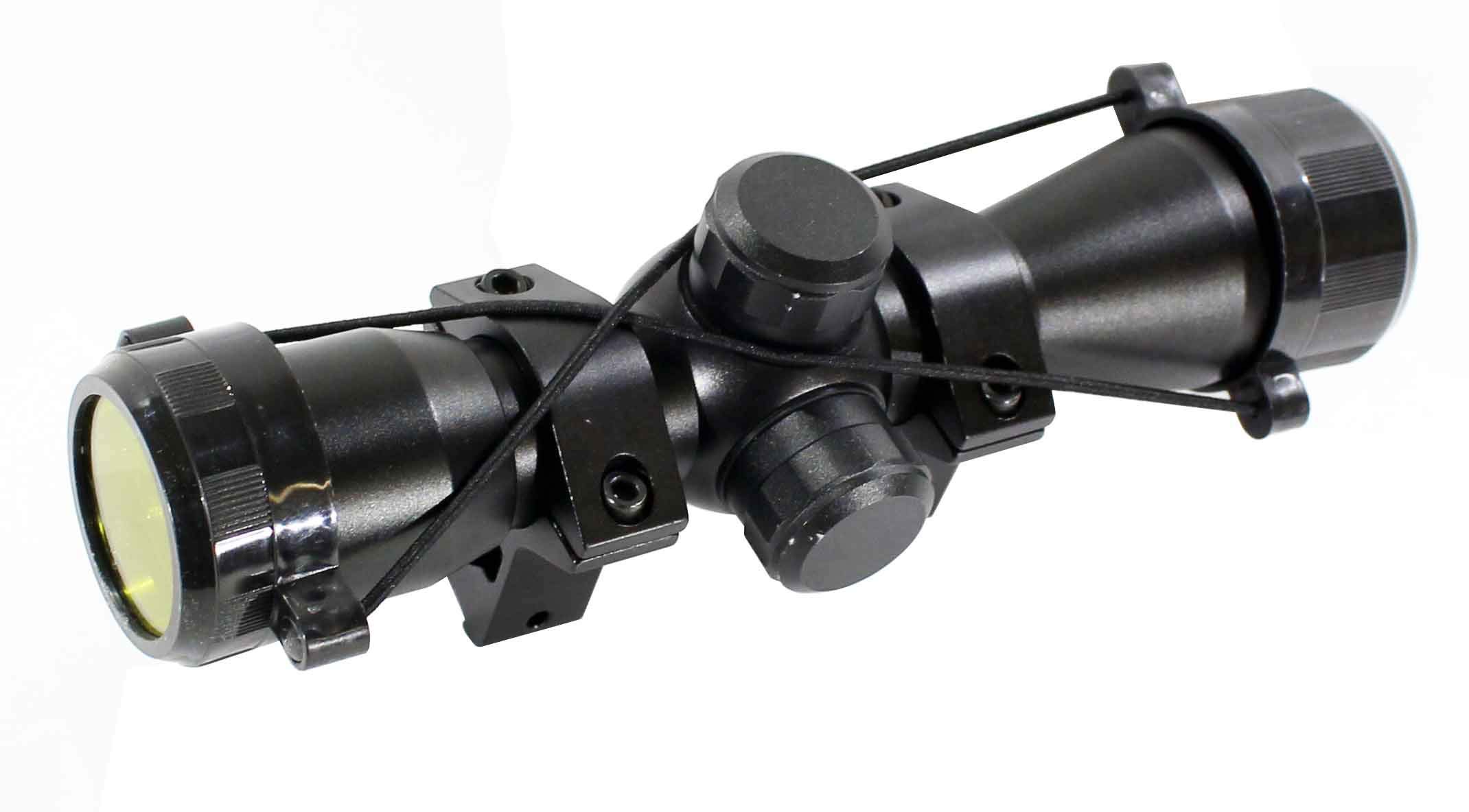 Trinity 4X32 hunting scope for Savage Model 64 dovetail rail system mildot reticle aluminum black hunting optics tactical accessory target range gear.