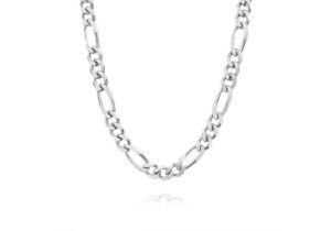 verona jewelers 7mm 925 sterling silver classic figaro chain - italian necklace figaro chain (24)