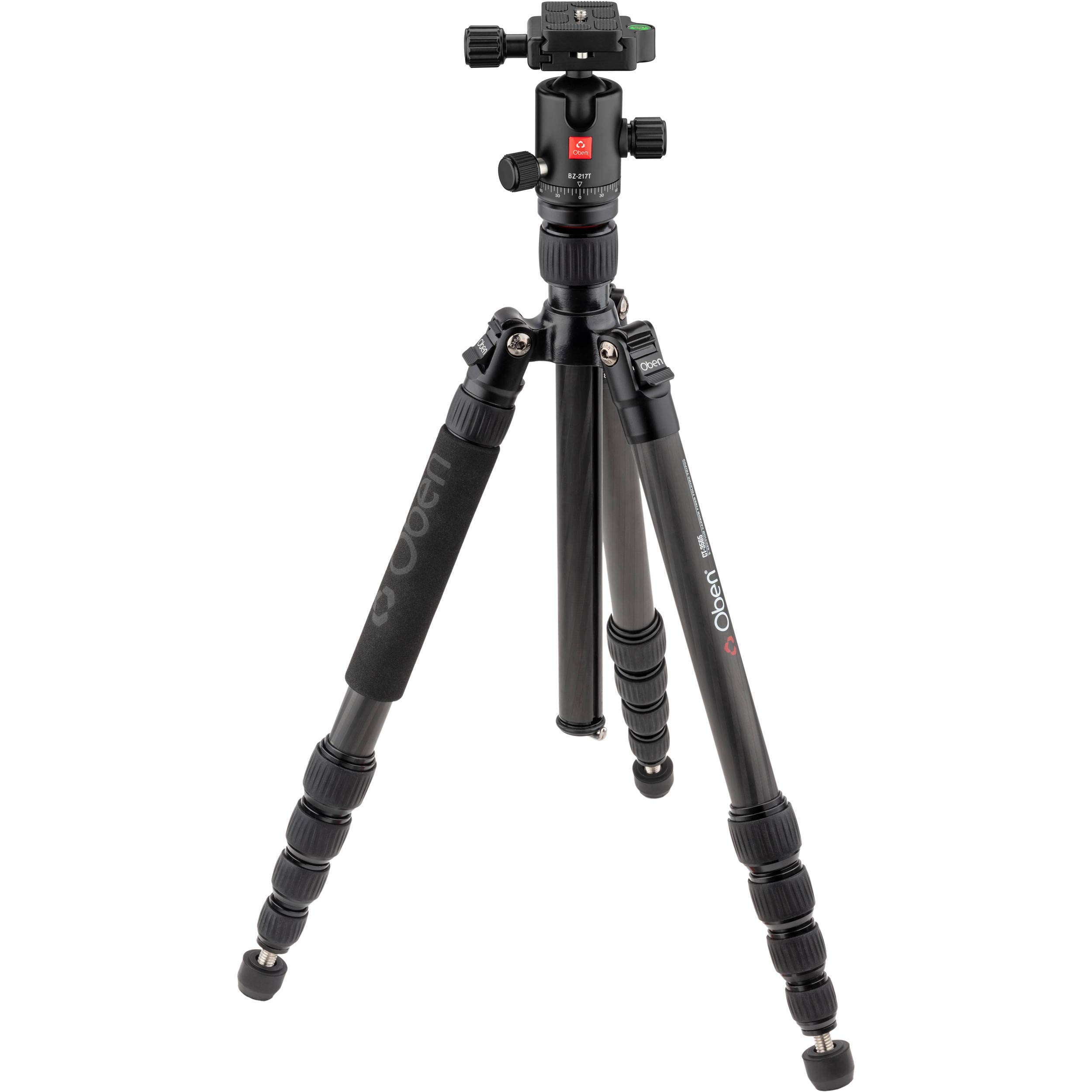 Oben CT-3565 Carbon Fiber Tripod and BZ-217T Triple-Action Ball Head