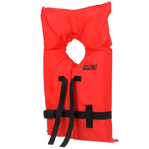 Seachoice Life Vest, Type II Personal Flotation Device, Orange, Youth