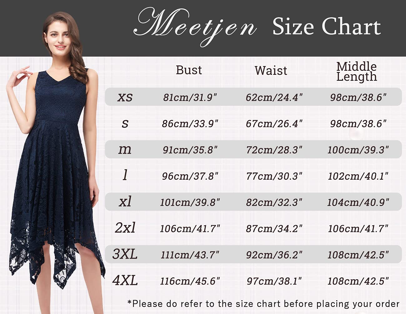 Meetjen Women's Vintage V Neck Dress Handkerchief Hem Asymmetrical Cocktail Formal A-Line Dresses White XL