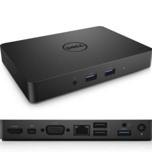 Dell WD15 Monitor Dock 4K with 130W Adapter, USB-C, (450-AFGM, 6GFRT) (Renewed)