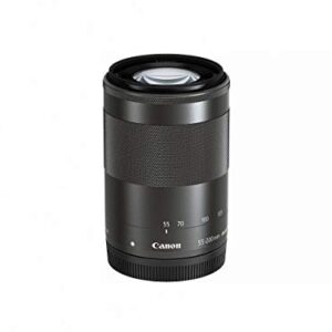 Canon EF-M 55-200mm f/4.5-6.3 Image Stabilization STM Lens (Black) (Renewed)