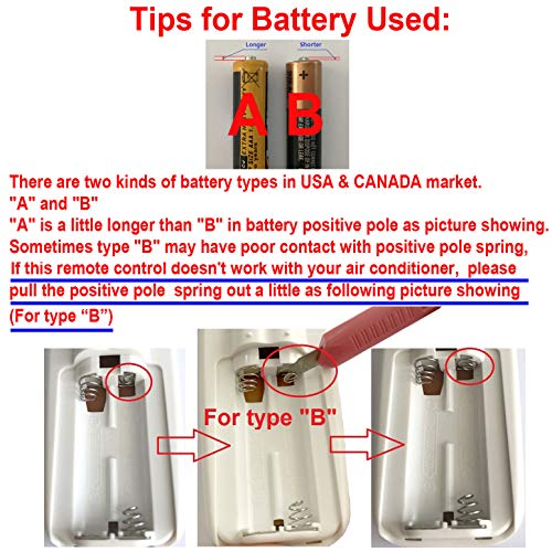 Replacement for Air Conditioner Remote Control CS-S9RKV CS-S12RKV CS-S18RKV CS-S24RKV CS-S28RKV