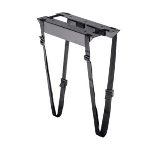 Monoprice Computer Case CPU Tower Holder - Low Profile Under Desk Mount, Supports Up to 22 Lbs, Horizontal or Vertical Mounting, Designed for Use with Sit-Stand Desks - Workstream Collection