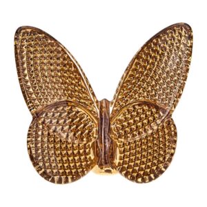 baccarat 20k gold butterfly sculpture