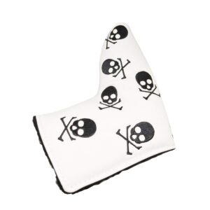 Golf Skull Headcover Putter Cover Blade Head Cover for Most Putters