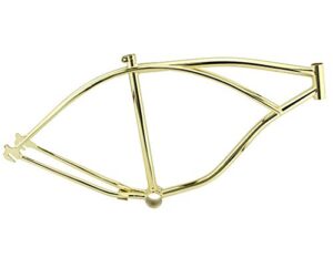 lowrider 26" beach cruisers bike frame gold. bike frame, bicycle frame, bike parts, bicycle parts