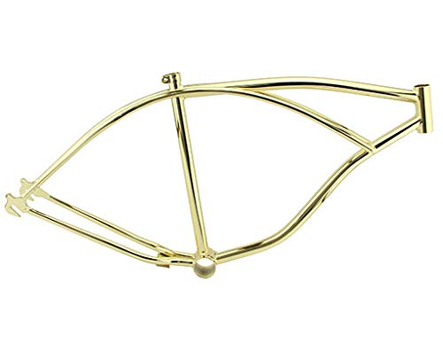 Lowrider 26" Beach Cruisers Bike Frame Gold. Bike Frame, Bicycle Frame, Bike Parts, Bicycle Parts