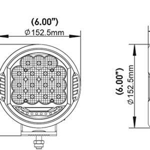 HELLA ValueFit 500 LED Series - LED Driving Lamp Kit – Universal Off-Road Light for Pickup Trucks, ATV, SUV, 4x4, Jeep, Tractors / 358117171