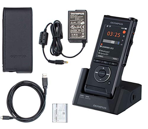 Olympus DS-9000 Pro Digital Recorder with Accessories Kit (Cradle CR21, Power Adapter A517)